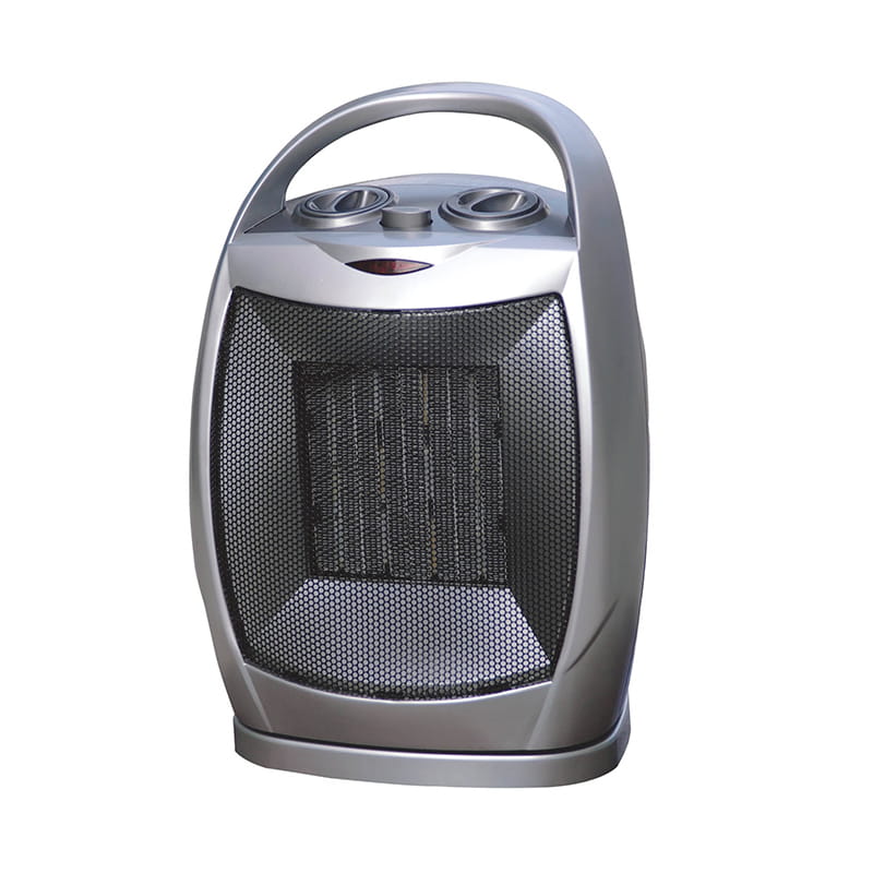 Silver PTC Ceramic Electric Fan Heater cum palpate